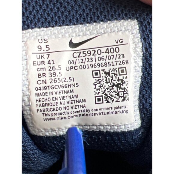 NEW! Nike Hyperdiamond 4 Pro Softball Cleats White Blue Renew Women's Size 9.5 - Picture 9 of 9